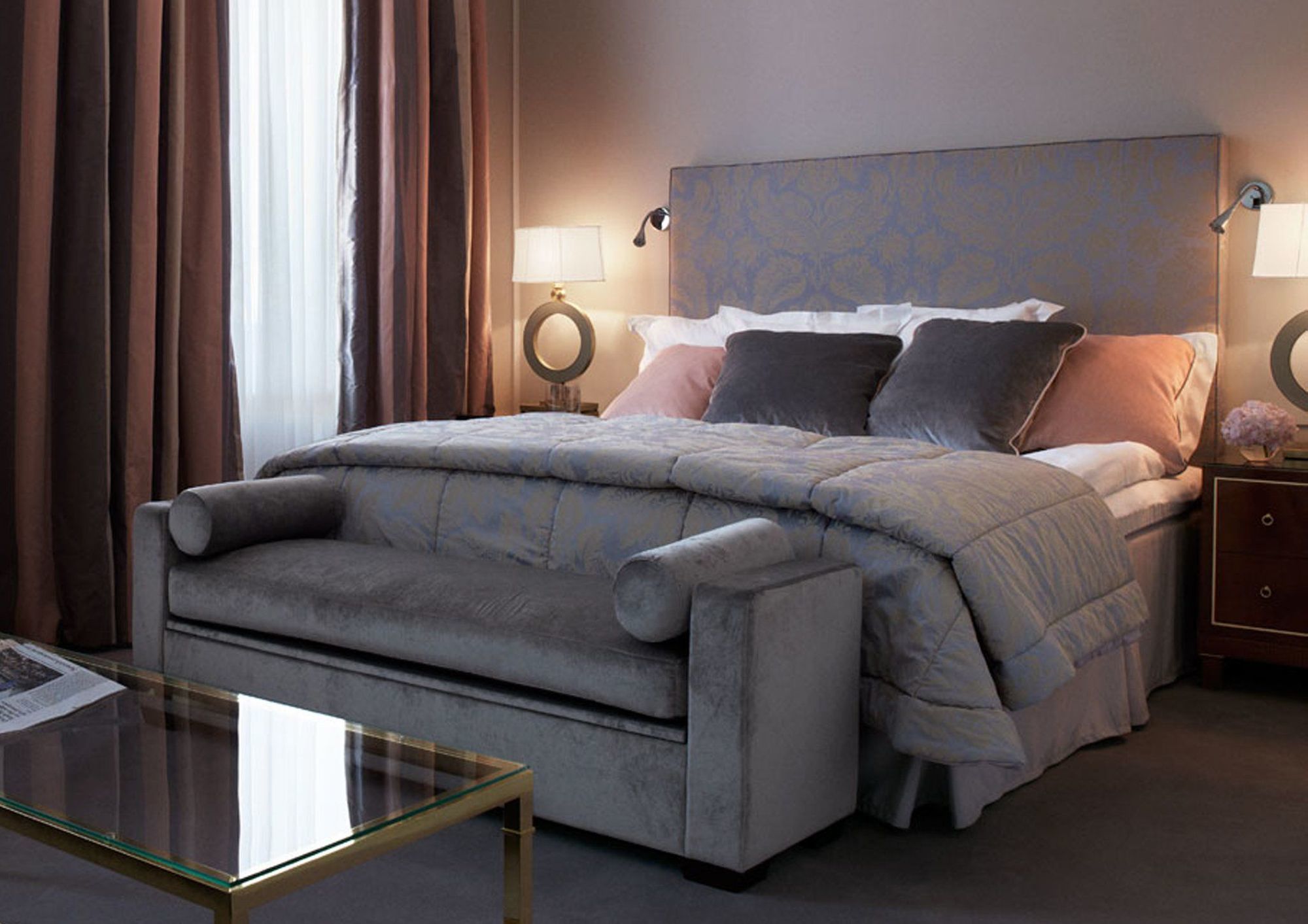 Grand Hotel Stoccolma Esterno foto A bed with a settee