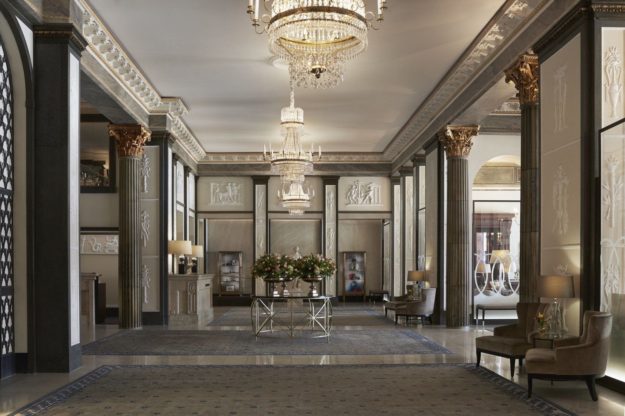 Grand Hotel Stoccolma Esterno foto The lobby of the hotel