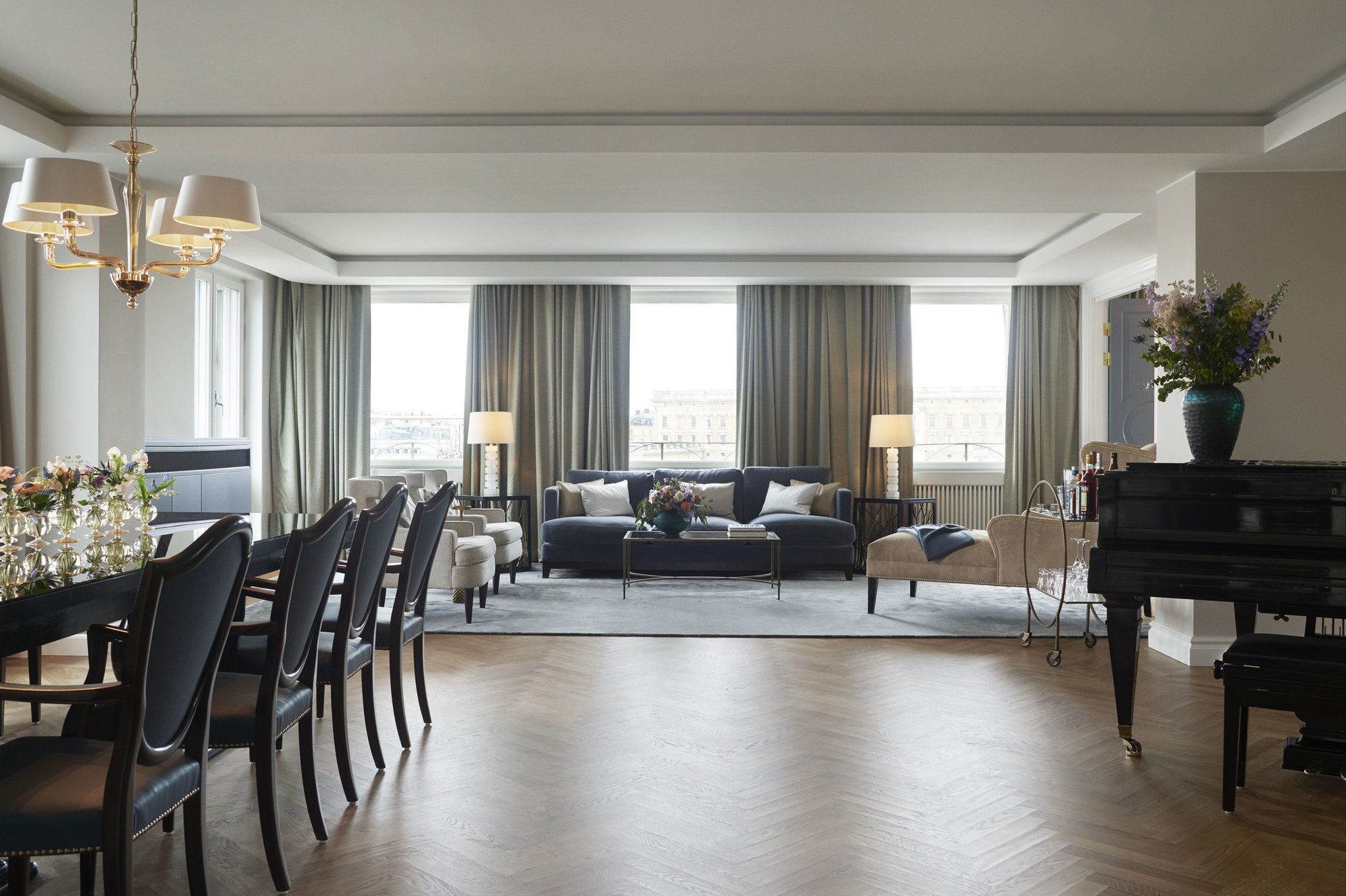Grand Hotel Stoccolma Esterno foto The interior of a suite at the Hotel Axelmannstein