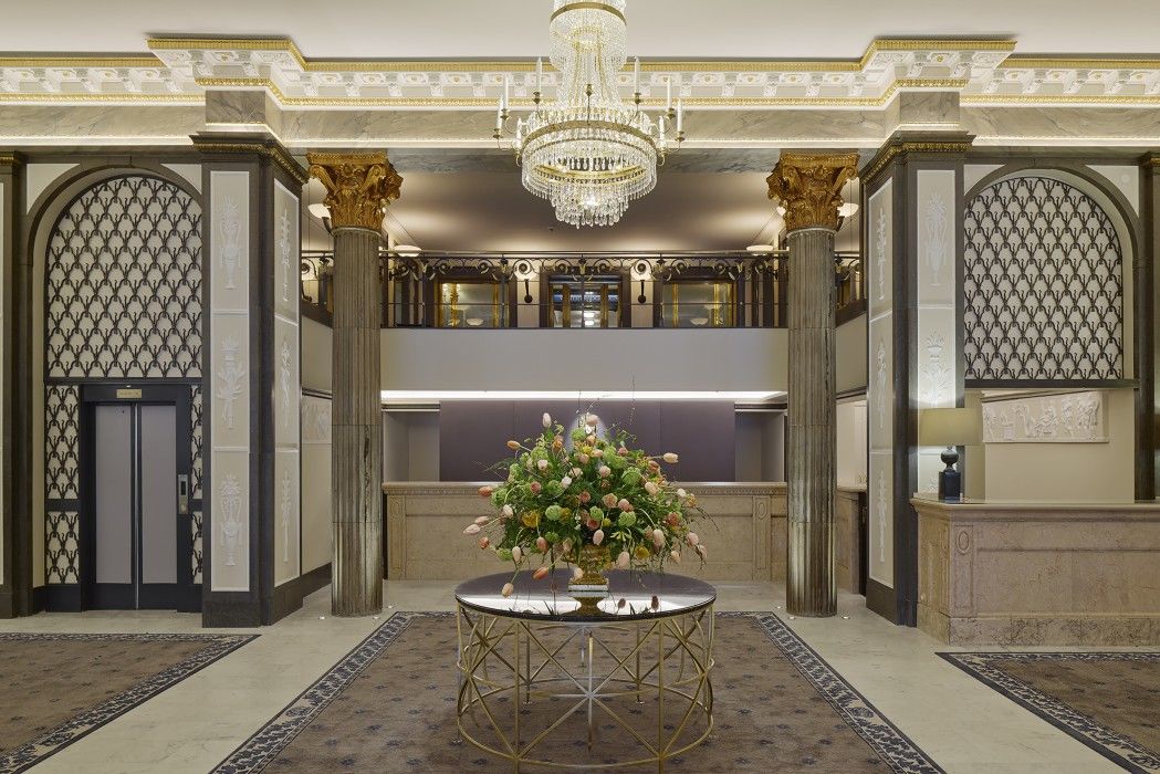 Grand Hotel Stoccolma Esterno foto The lobby of the hotel